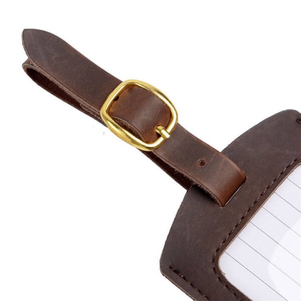 H203d13ae2d584084a07de880e01ff96ed.jpg Leather Luggage Tags – Business Suitcase & Travel Bag Name Card Tags