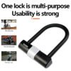 H2b5e09e68247499c928b641cd5fa969eG.jpg SENDE Waterproof U-Lock – Portable Anti-Theft Padlock for Bicycle, E-Bike, Scooter & Motorcycle