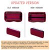 Dark Red Travel Cosmetic Organizer Bag – Multi-Pocket Zippered Storage Pouch