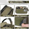 Waterproof Tactical EDC Molle Pouch – Toiletry, Cosmetic & Shaving Kit Bag