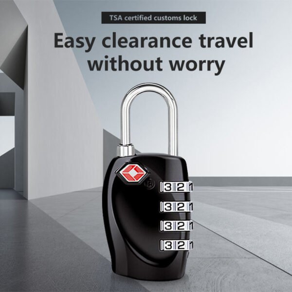 TSA-Approved 3-Digit Combination Luggage Lock – Travel Security Padlock for Suitcases