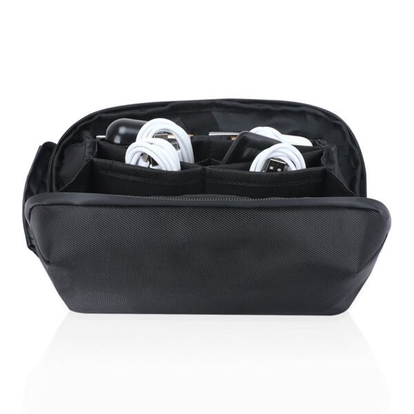 Ha16fcde271e14566a33d696c64e0d3ca0.jpg Waterproof Double-Layer Travel Cable Organizer Bag – Electronic Accessories Storage Pouch