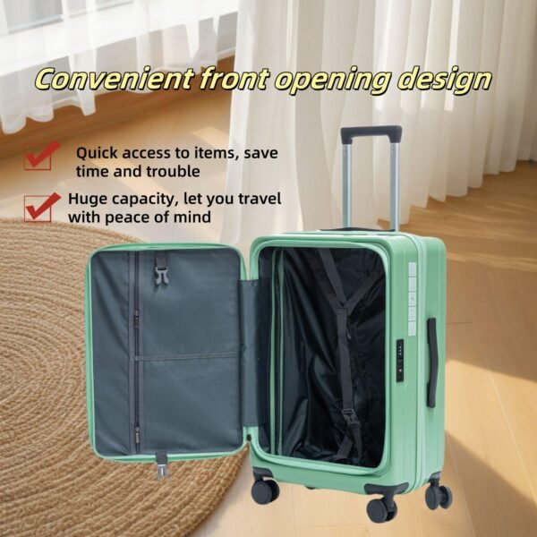 Hae9ae0a24e58496496bbbb4a7add9e50m.jpg Large-Capacity Makeup Mirror Suitcase – Aluminium Frame Travel Luggage with Lock & Fixed Casters