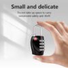 TSA-Approved 3-Digit Combination Luggage Lock – Travel Security Padlock for Suitcases