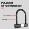 Hffde314ca3e848c5a27a6e769a270167b.jpg SENDE Waterproof U-Lock – Portable Anti-Theft Padlock for Bicycle, E-Bike, Scooter & Motorcycle