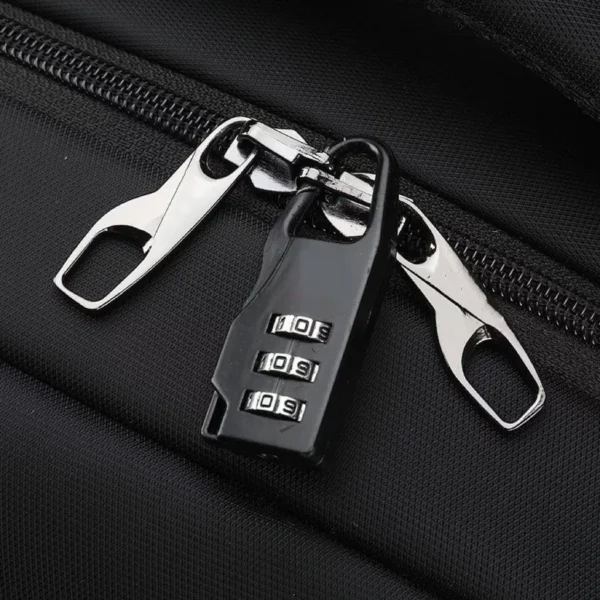 Anti-Theft 3-Digit Combination Padlock – Secure Lock for Backpack, Bag & Luggage