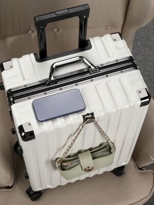 Aluminum Frame Luggage – Large Capacity Trolley Bag
