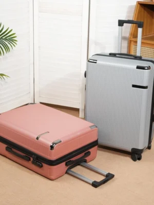 14/20-Inch Scratch-Proof Travel Luggage – 360° Silent Spinner Wheels, 7kg Hand Carry