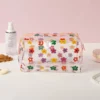 my-11134207-7rasc-md4gf1zvoa11e2.webp Transparent Waterproof PVC Cosmetic Bag – Floral Makeup Pouch Travel Organizer