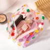 my-11134207-7rasg-md4gf1zvinr9ee.webp Transparent Waterproof PVC Cosmetic Bag – Floral Makeup Pouch Travel Organizer