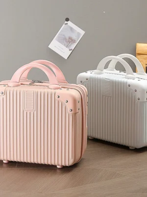 14-Inch Mini Luggage – Waterproof Cosmetic & Makeup Travel Case