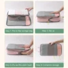 6-Piece Compression Packing Cube Set – Travel Organizer for Suitcases