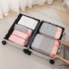 6-Piece Compression Packing Cube Set – Travel Organizer for Suitcases