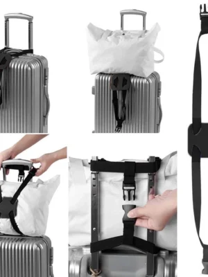 Adjustable Luggage Strap – Elastic Belt for Suitcases & Travel Bags