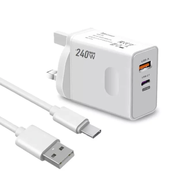 sg-11134253-81zwo-mieqw7xmx69y45.webp 240W PD Wall Charger – Fast Charging Travel Adapter for USB Devices