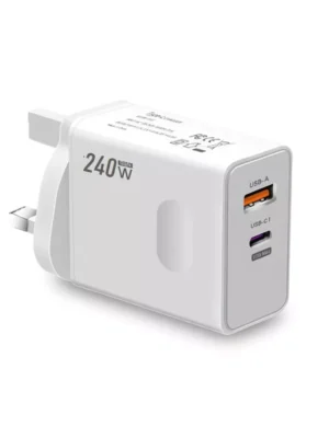240W PD Wall Charger – Fast Charging Travel Adapter for USB Devices