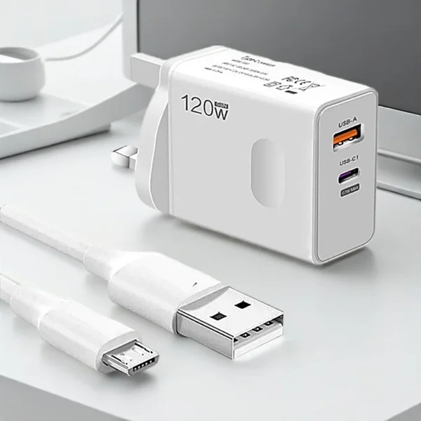 sg-11134253-824gn-me9ndl0c8bgncb.webp 240W PD Wall Charger – Fast Charging Travel Adapter for USB Devices